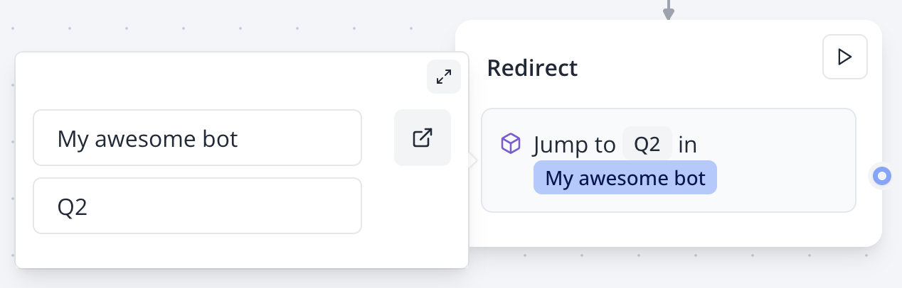 Link to Zapbot logic block